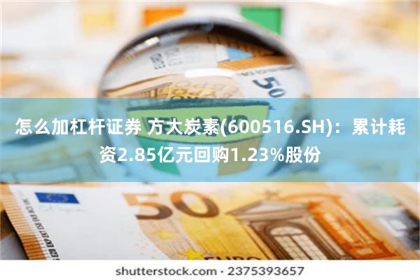 怎么加杠杆证券 方大炭素(600516.SH)：累计耗资2.85亿元回购1.23%股份